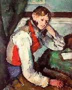 Paul Cezanne Boy in a Red Waistcoat Spain oil painting reproduction